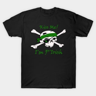 St Paddy Irish Pirate T-Shirt T-Shirt